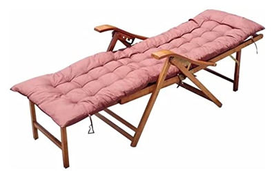 WQQLQX Silla de Oficina Silla de Escritorio Tumbonas Ajustables Sandalias de jardín Sillas Plegables de Madera Sillas de colchón de Ocio
