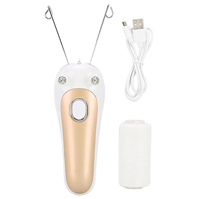 Depiladora Facial para Mujer, Depiladoras Eléctricas para Depilación Facial para Mujeres, Depiladora de Belleza Corporal Recargable por USB para Cara/