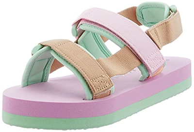 Vero Moda Vmlia Sandal, Sandalia Mujer, Almond Toasted, 41 EU