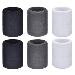 LIUJZZJ 6 Piezas Muñequera Deportiva Pulsera para Fútbol, Baloncesto, Running Deportes Atléticos características