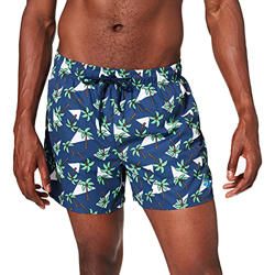 ARENA M Fantasy Short Swim Trunks, Mens, Navy-White-Green, 3XL precio