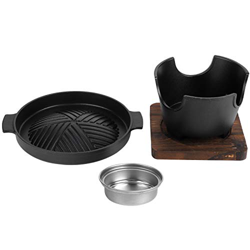 Shanrya Parrilla de Barbacoa, Horno de Carbón de Leña, Fácil de Limpiar Picnics Lavables sin Humo de Uso Generalizado para Reuniones Familiares Barbac precio