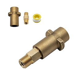 DERASL Adaptador de latón 1/4 y Conector de Pistola de Espuma de plástico, el Adaptador de Pistola de Espuma es Adecuado para la Lavadora de automóvil características