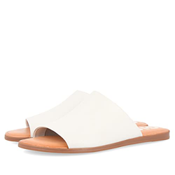 Sandalias tipo pala blancas para mujer VIRGIL en oferta