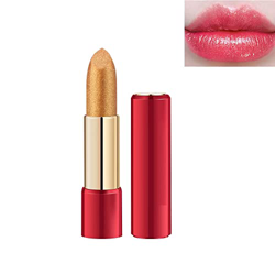 Glitter Lipstick, Pearlescent Sparkle Nourishing Lipstick, Diamond Shiny Glitter Lipstick Lip Gloss Long Lasting Waterproof Makeup Cosmetic Glitter Sh características