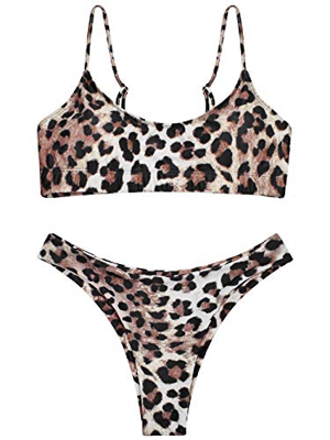 UMIPUBO Bikinis Mujer Push Up Halter Bikini Traje de baño Conjunto de Bikini de Play Acolchado Bra Tops y Braguitas Dos Piezas Bikini Sets Estampado d