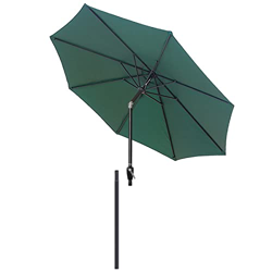 LIGUOYI Sombrilla Parasol para Jardín Ø 270cm Sombrilla Terraza Exterior con Manivela Y Función De Inclinación, Impermeable Proteccion UV Sombrilla Pa características