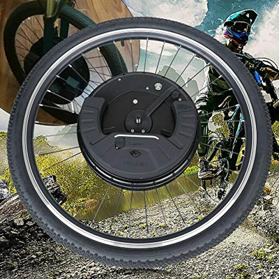 Kit de conversión para bicicleta eléctrica de 26 pulgadas, 36 V, con interfaz USB, 800 W