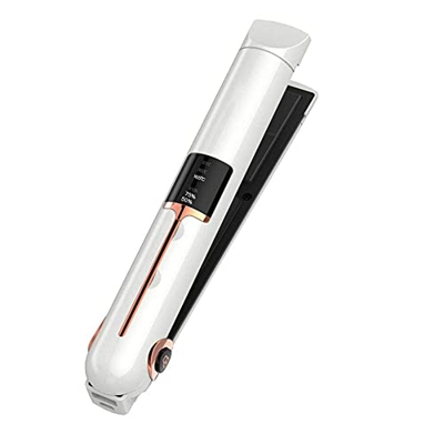 Linjolly 2 en 1 enderezador y rizador de Cabello con Temperatura Ajustable Inteligente y portátil antipaldimia Completo para un Estilo de Cabello Larg