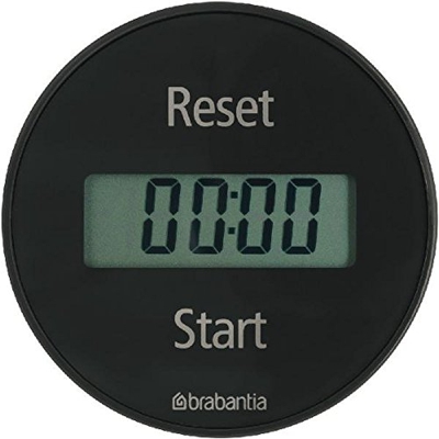 Temporizador digital de cocina Brabantia Tasty Colours Negro