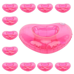 Soporte para Bebida Flotante para Piscina, Soporte para Bebida Inflable Reutilizable en Forma de Corazón Soporte para Bebida para Piscina Verano para  en oferta