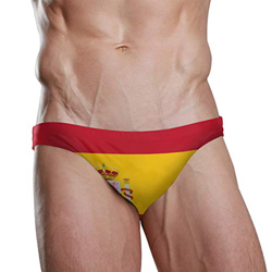 DEZIRO - Bañador para hombre, diseño de la bandera de España 1 M en oferta