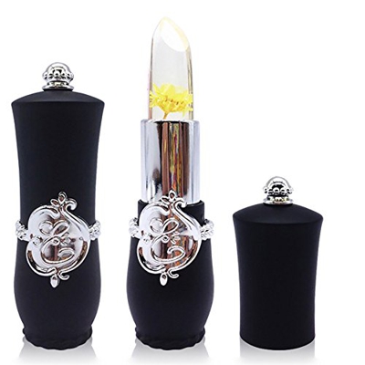 Lápiz Labial Nutritivo Flor Brillante Jalea De Cristal Lápiz Labial Mágico Cambio De Temperatura Color Labio De Larga Duración