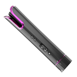 YJYJ Rizador Inalámbrico Auto Curling Iron Cordless Automatic Hair Wand Portable USB Rechargeable Spin Curler Fast Heating with Temperature Regulation precio