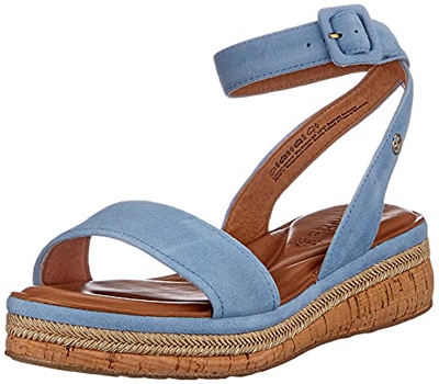 Tamaris 1-1-28231-26, Sandalia Mujer, Azul, 37 EU