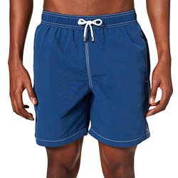 Hackett London Core Solid Volley Bañador, 5seblue Depth, XS para Hombre en oferta