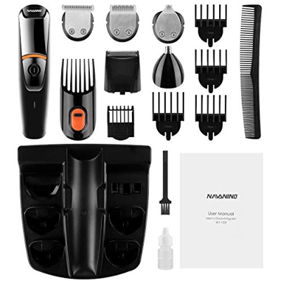 Cortapelos Pelo Cortadores Profesional Hombre Cortadoras Vello Corporal de Barba Recortadores Cortar de Afeitar Nariz y Oreja Máquina Multifunciones M