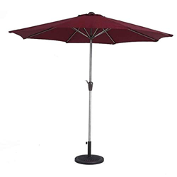 JRZTC Sombrillas de jardín al Aire Libre Sombrillas Sombrilla de Patio de 9 pies Sombrilla de Mesa de jardín al Aire Libre con manivela, Refugio Solar en oferta