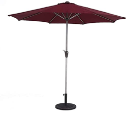 JRZTC Sombrillas de jardín al Aire Libre Sombrillas de 9 pies Mesa de sombrilla de Mercado de Patio con manivela, Refugio Solar portátil para terraza  en oferta