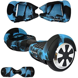 Siliskinz Funda protectora de silicona de 360 grados para 6.5 2 ruedas auto inteligente equilibrio scooter (negro/negro) características