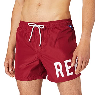 REPLAY LM1077.000.82972R Baador para Hombre, 454 Burdeos, L