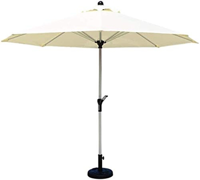 JRZTC Parasoles de jardín al Aire Libre Sombrillas 9 pies / 270 cm Paraguas de Mercado de Mesa de Patio con manivela, jardín al Aire Libre, Mercado de