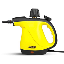 L&WB Limpiador de Vapor de Coche a Alta presión, sin Productos químicos con Accesorios de 11 Piezas para Eliminar Las Manchas, Rojo, Normal en oferta