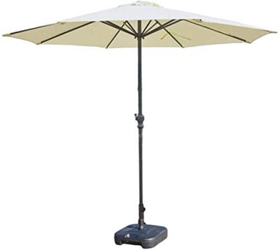 JRZTC Sombrillas de jardín al Aire Libre Sombrillas de 9 pies para Patio/jardín con manivela, Patio al Aire Libre, Mercado de Eventos comerciales de P