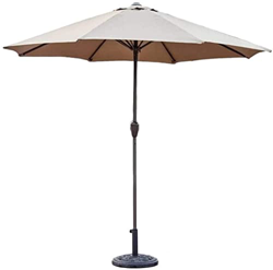 JRZTC Sombrillas de jardín al Aire Libre Sombrillas de 9 pies Sombrilla de Mesa de Mercado de Patio al Aire Libre con manivela, Refugio Solar portátil en oferta