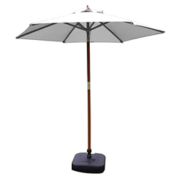 JRZTC Sombrillas para jardín al Aire Libre Sombrillas de 7 pies para jardín, sombrilla Redonda de Mesa de Mercado con Soporte de Madera Maciza, Patio  precio