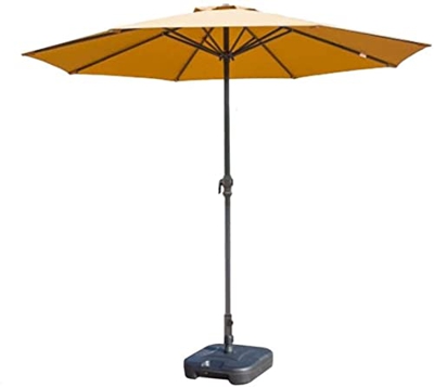 JRZTC Sombrillas de jardín al Aire Libre Sombrillas de 9 pies para Patio/jardín con manivela, Patio al Aire Libre, Mercado de Eventos comerciales de P