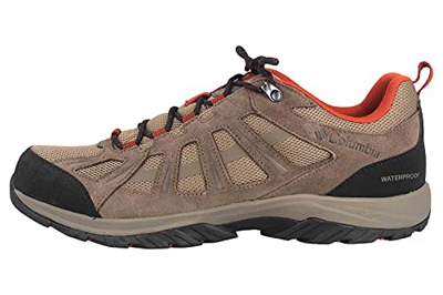 Columbia Redmond Iii Waterproof Zapatillas para caminar para Hombre, Marrón (Pebble, Dark Sienna), 43 EU