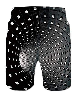 AIDEAONE Pantalones de Baño de Playa para Hombre Tienen un Forro de Malla Los Pantalones Cortos de Playa Son Suaves y Transpirables (XXL)