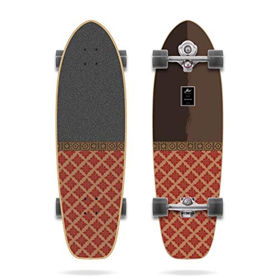 Teahupoo 34" Complete Surfskate YOW, Power Surfing Series, Multicolor