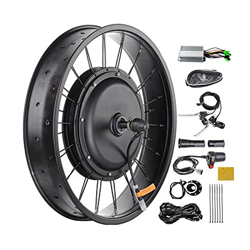 Festnight Kit de conversión de Bicicleta eléctrica Kit de Motor Trasero y llanta 48V 1500W Potente Kit eléctrica Controlador sin escobillas Sensor Pas en oferta