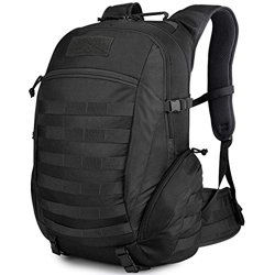 Mardingtop 25/35L Mochila Militar, Mochilas Hombre Deportivas Mochila Tactica Senderismo Moto Deporte Viaje Playa Montaña Negra for Unisex precio