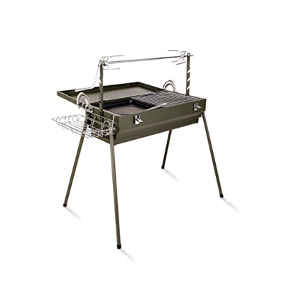 Barbecue Grill Estufa Parrilla Portable al Aire Libre Parrilla de carbón Parrilla Multifuncional Acampar Parrilla Barbacoa Barbecue Grille (Color : Gr