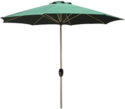 JRZTC Sombrillas de jardín al Aire Libre Sombrilla de jardín de Aluminio, con manivela Impermeable Resistente a los Rayos UV Plegable para Patio/Playa características