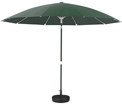 JRZTC Parasoles de jardín al Aire Libre Paraguas de Mercado de Patio, Sombrilla de Exterior Independiente de 9 pies con elevación e inclinación de man