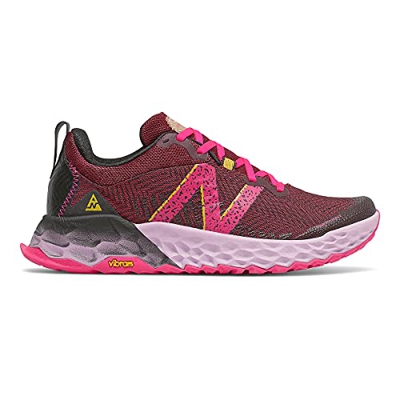 New Balance Fresh Foam Hierro V6 Trail Zapatillas de running para mujer, Granate/Rosa Glo, 37.5 EU