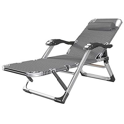 Skipping Sillón Lounge Sillón reclinable de Gravedad Cero, Silla Plegable para el Almuerzo Familiar, con reposabrazos y Equipo de Masaje, Carga 200 kg