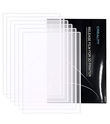 Creality FEP - Láminas de impresión para LCD SLA DLP Resin 3D (Mars/Mars 2 PRO/Photon/Photon S/HALOT-ONE/LD-002R/LD-002H) (140 x 200 x 0,15 mm)