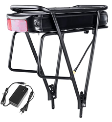 Accolmile Ebike Batería Portaequipajes con Cargador 36V 48V 15Ah/17,5Ah/20Ah/22,5Ah Batería de LON-Litio para Bicicleta Eléctrica 1000W 750W 500W 350W precio