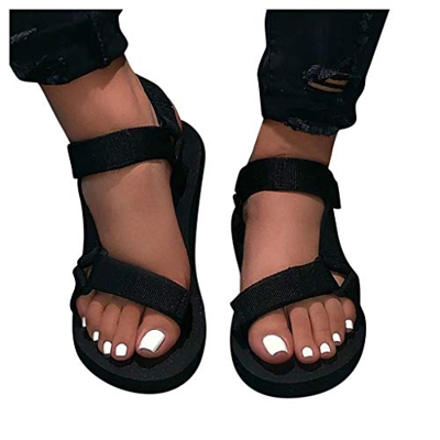 Sandalias mujer plataforma Sandalias mujer plataforma verano 2021 sandalias mujer Deporte Roma moda playa Casual Punta Descubierta de Piscina,Zapatos 