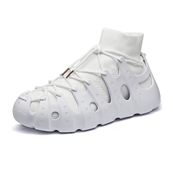 VcnKoso Zapatos para Hombre Zapatillas para Correr Zapatillas Deportivas para Mujer Sandalias para Caminar Zapatos de Playa para Senderismo Blanco 42 precio