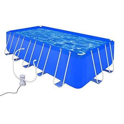FAMIROSA Piscina con Bomba de Acero 540x270x122 cm-78,4KG