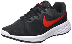 Nike Revolution 6, Road Running Shoe Hombre, Black/University Red-Anthracite, 42 EU precio