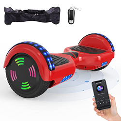 HOVERMAX Hoverboards, Hoverboards de 6.5 Pulgadas para Niños, Hoverboards con Control Remoto Flash Led Bluetooth y Bolsa de Transporte, Regalo para Ad en oferta