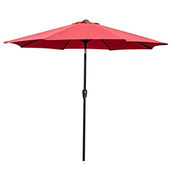 DSDD Paraguas de Patio, al Aire Libre 2.7M Sombrilla de Patio Jardín Sombrilla Vela Resistente a la Intemperie Sombrillas en voladizo con Marco Playa  en oferta