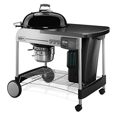 Weber 15501001 Performer Deluxe – Parrilla de carbón, de 22 Pulgadas, Color Negro
